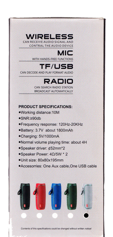 T&G-287 اسپیکر بلوتوثی